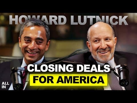Howard Lutnick: How America Can Hit 6% GDP Growth in 2026